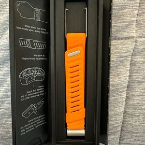Whoop band Orange Silicone Fitness Wristband Clip